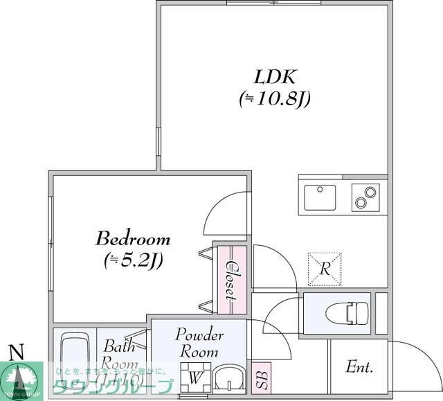 リアーレ田端の物件間取画像