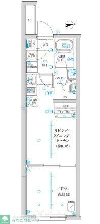 ＣＲＥＡＴＩＦ西池袋の物件間取画像