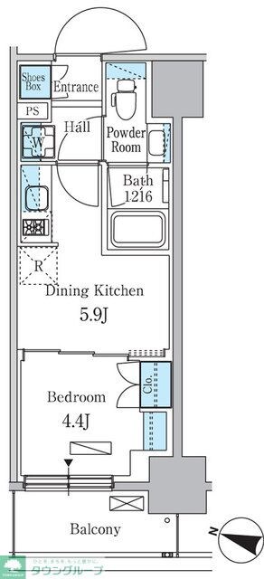パークアクシス板橋本町ステーションゲートの物件間取画像