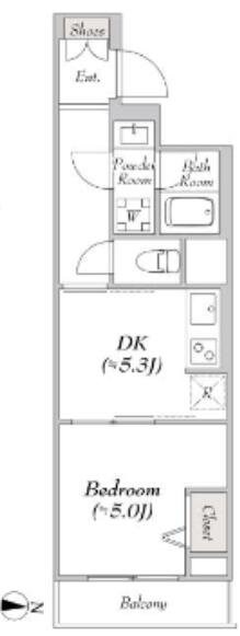 ルミークアン東陽町の物件間取画像