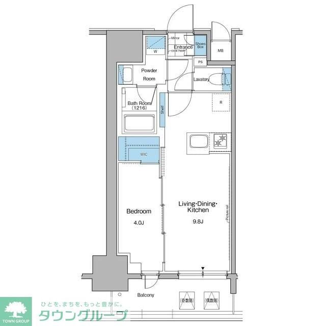 ルフォンプログレ秋葉原マークスの物件間取画像