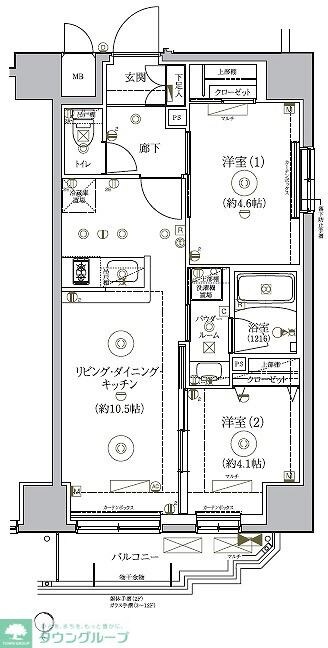 ＲＥＬＵＸＩＡ新御徒町の物件間取画像