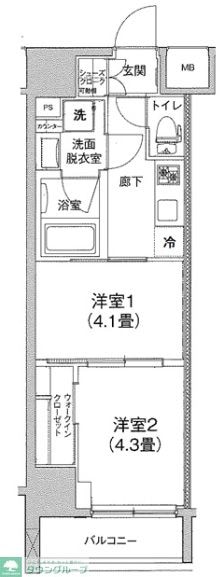 ティモーネ　プレミアム三ノ輪ステーションの物件間取画像