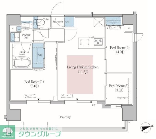 アーバネックス北上野の物件間取画像