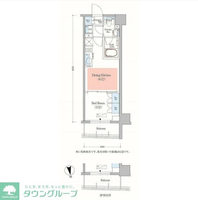 アーバネックス日本橋馬喰町の物件間取画像