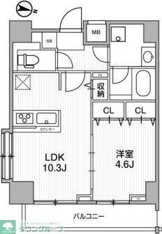 LUNIQ錦糸町の物件間取画像