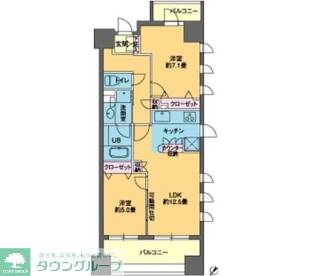 パークキューブ日本橋水天宮の物件間取画像