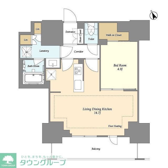 オアーゼ日暮里レジデンスの物件間取画像