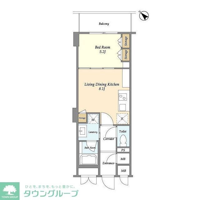 Ｎｉｆｉｔ日本橋横山町の物件間取画像