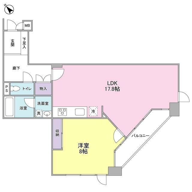 サウンド小岩の物件間取画像