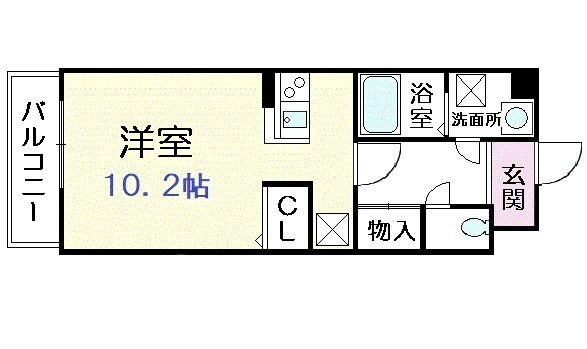 カーネリアンコート．Ｔ・Ｓの物件間取画像