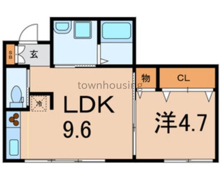 Ｕ－ハイツの物件間取画像