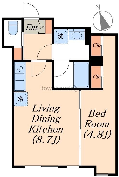 デュオメゾン千住の物件間取画像