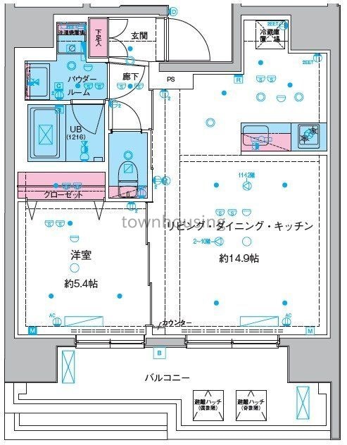 GENOVIA本所吾妻橋IIIの物件間取画像