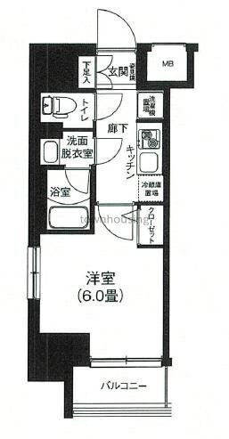 ルフレプレミアム新小岩の物件間取画像