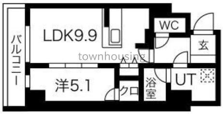 プレール・ドゥーク菊川の物件間取画像