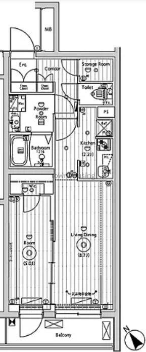 メイクスWアート小村井の物件間取画像