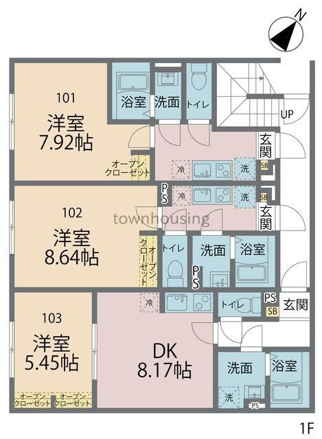 カインドネス江戸川の物件間取画像