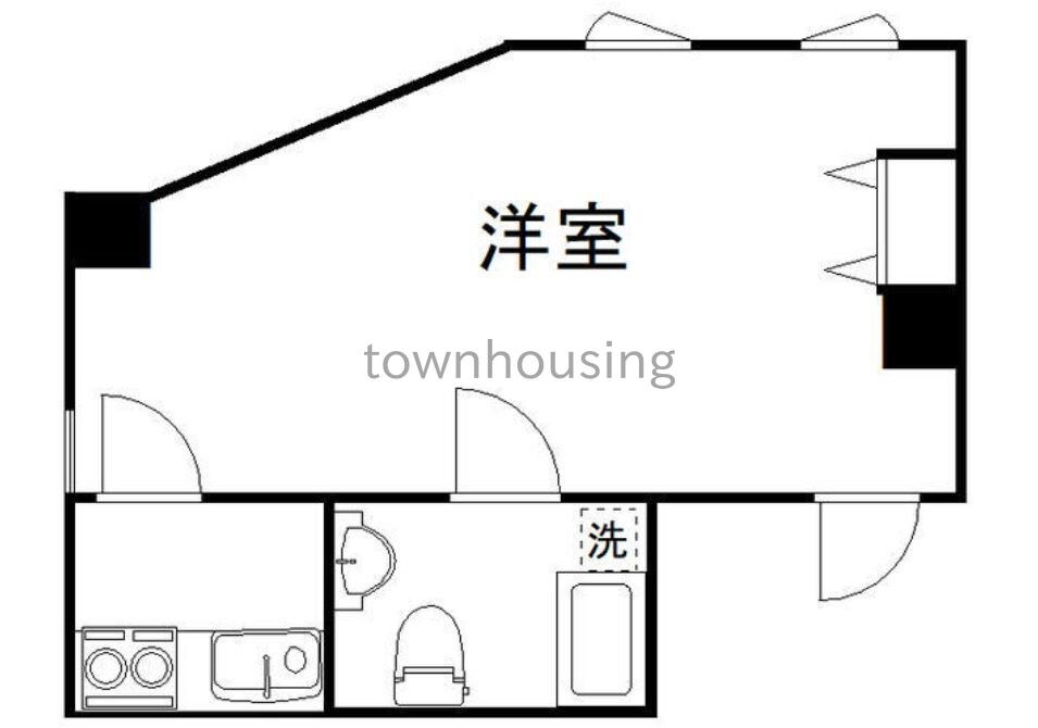 R-ROOMS HIRAIの物件間取画像