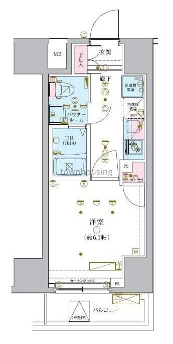 GENOVIAお花茶屋Skygardenの物件間取画像