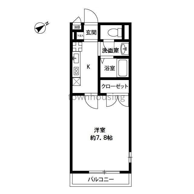 アムール エル ダンジュの物件間取画像