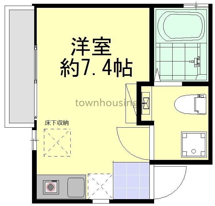 アパートメント新小岩Ａの物件間取画像