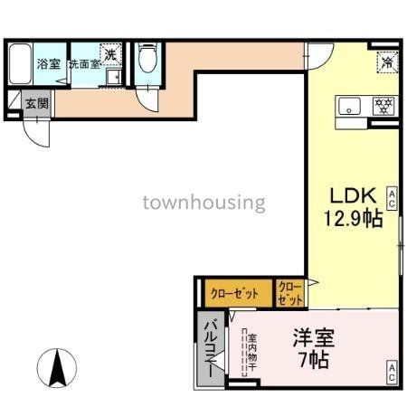 グラナーデ西加平の物件間取画像