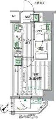 ＢＰＲレジデンス青砥の物件間取画像