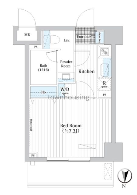 Ｌ・ＢＡＳＥ押上Ｓｏｕｔｈの物件間取画像