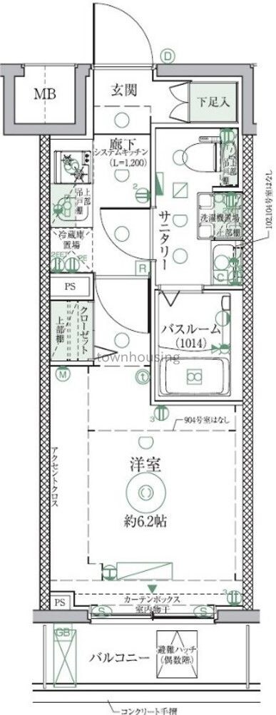 CREVISTA北綾瀬の物件間取画像