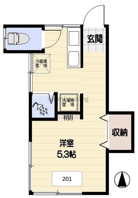 中川荘の物件間取画像