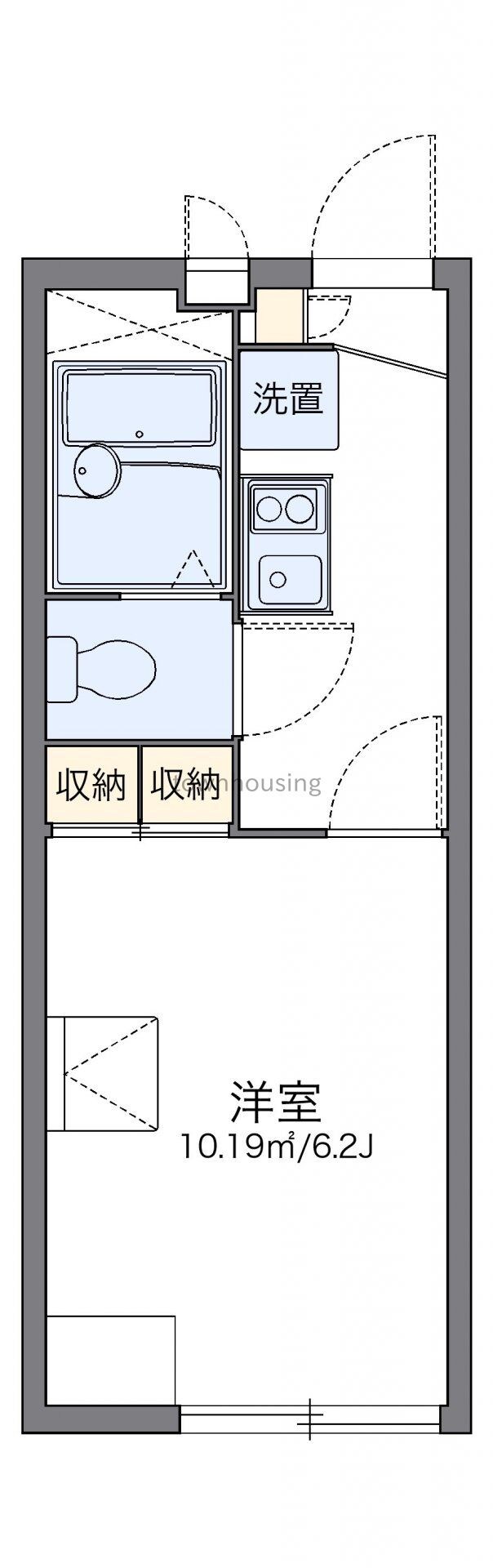 レオパレスグリーンハイツ４号の物件間取画像