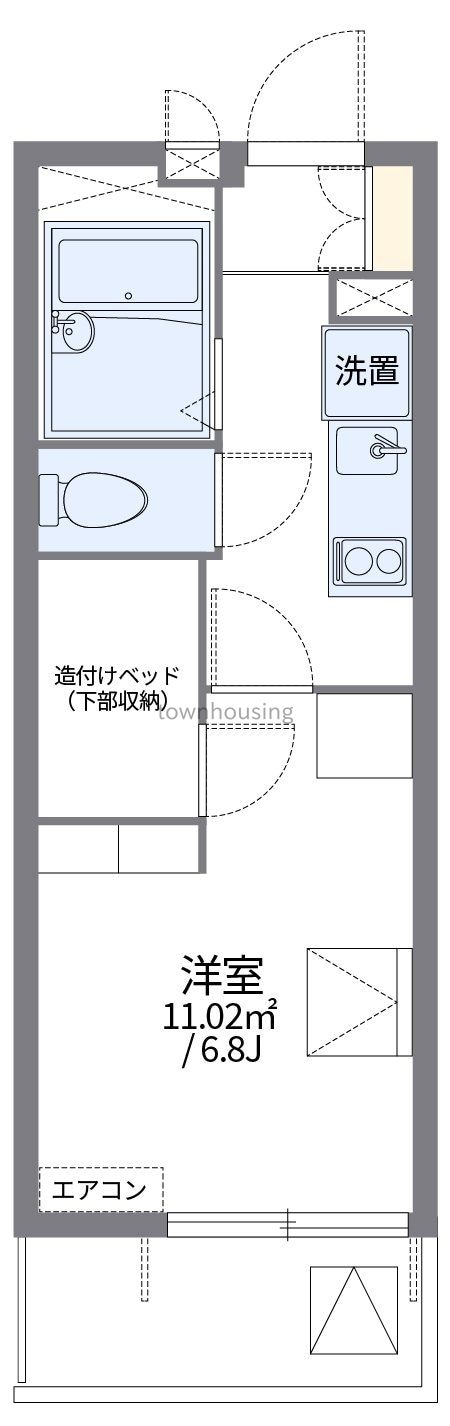 レオパレスＲｙｕの物件間取画像