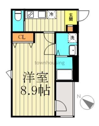 仮称江戸川区中央4丁目新築計画の物件間取画像