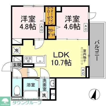 グラナーデ金町の物件間取画像