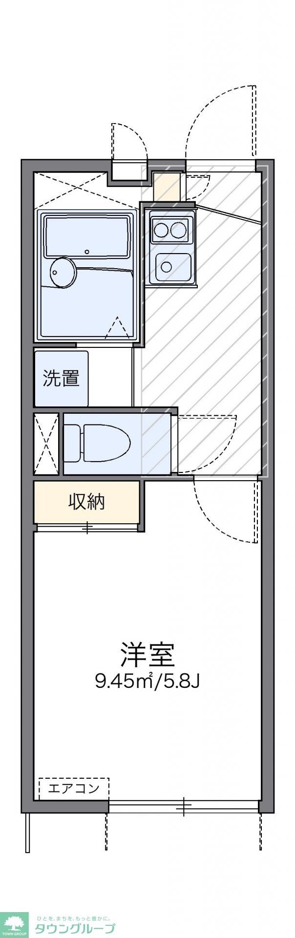 レオパレスフォレストの物件間取画像