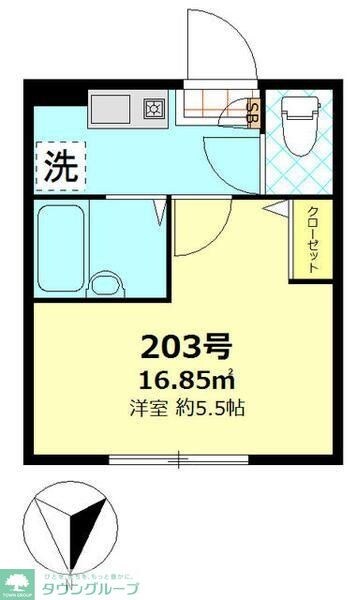 タックフォレスト四ツ木の物件間取画像