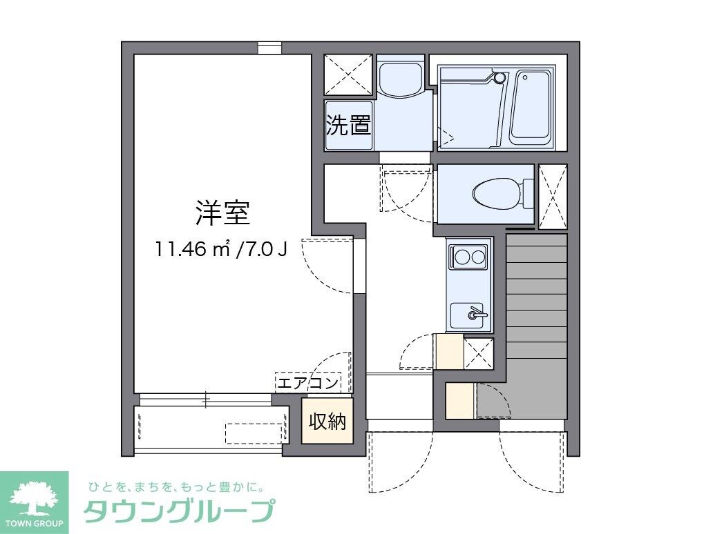 クレイノフローリの物件間取画像