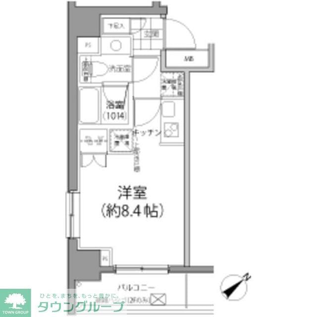 パークハビオ東向島の物件間取画像