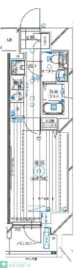 レガリス亀戸の物件間取画像