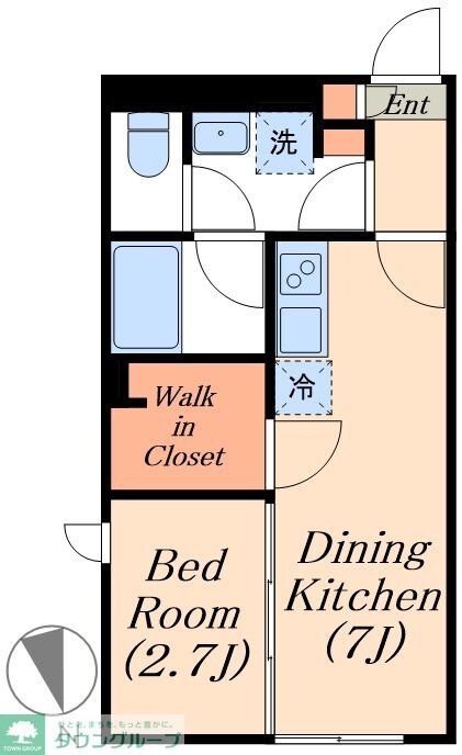 デュオメゾン千住旭町の物件間取画像