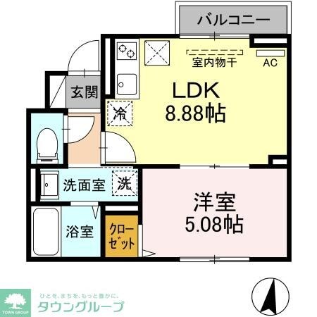 セレスティア北小岩の物件間取画像