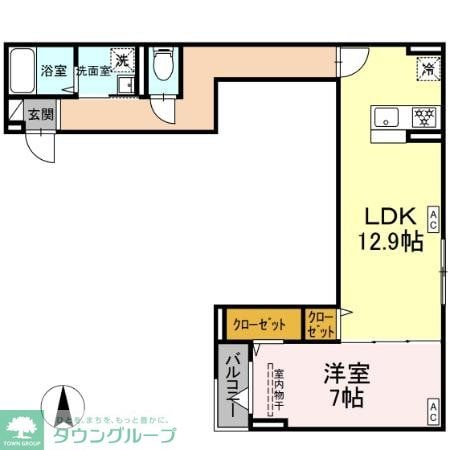 グラナーデ西加平の物件間取画像