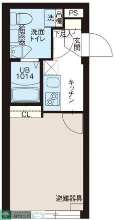 レピュア北千住レジデンスの物件間取画像