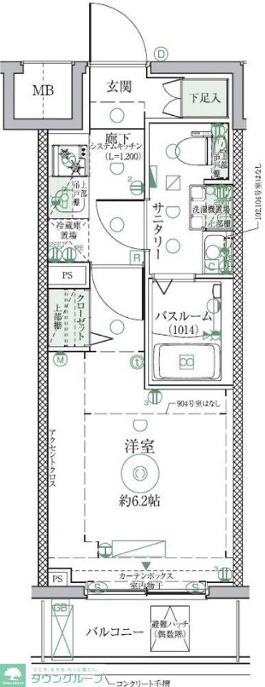 CREVISTA北綾瀬の物件間取画像