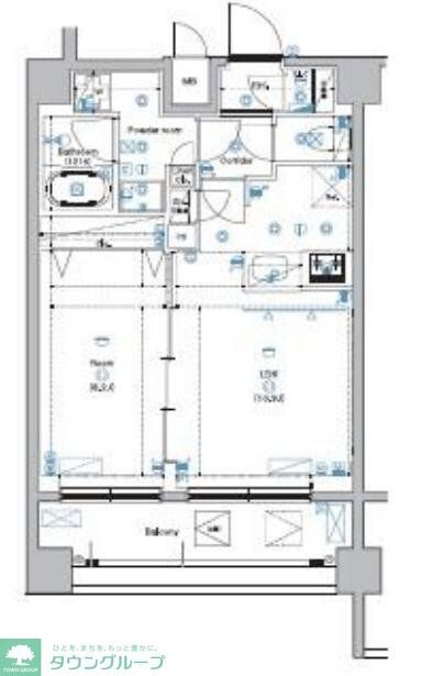 アンベリール亀戸パークの物件間取画像