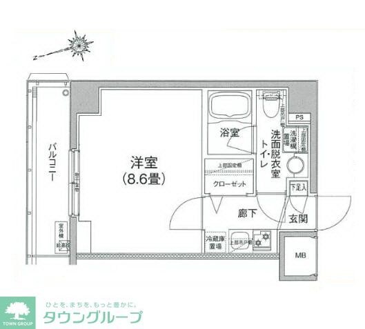 ティモーネプレミアム押上イーストの物件間取画像