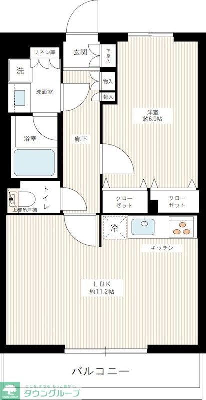 ARCOBALENO OSHIAGE EASTの物件間取画像