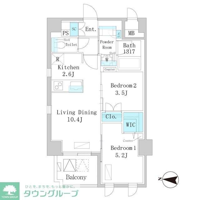 エル・セレーノ錦糸町の物件間取画像