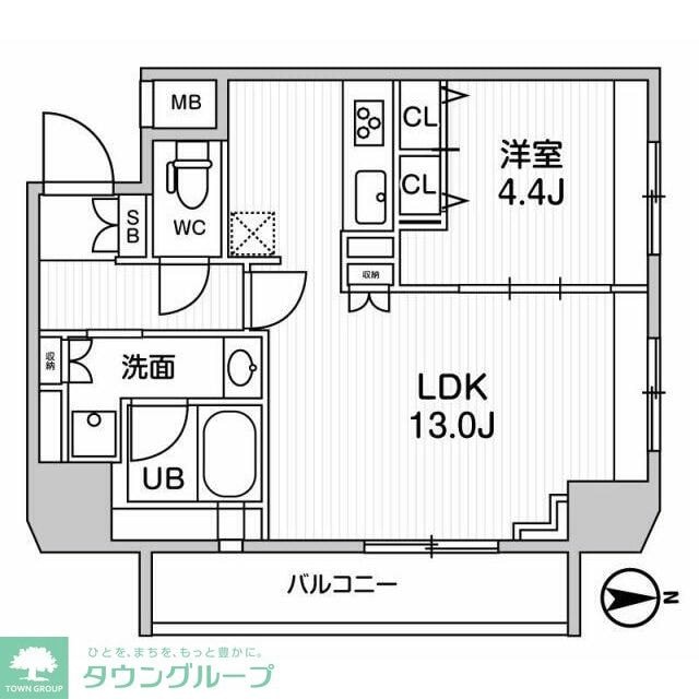 ジェノヴィア浅草橋IIスカイガーデンの物件間取画像